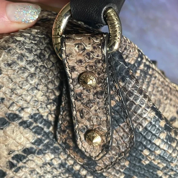 Stuart Weitzman Snake skin bag purse BRAND NEW HTF - Picture 10 of 11